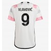 Juventus Dusan Vlahovic #9 Bortatröja 2023-24 Korta ärmar